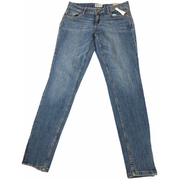 Aeropostale Ashley Utlra Skinny Jeans Juniors 7/8 Medium Wash Zipper Ankles NWT - Picture 4 of 7